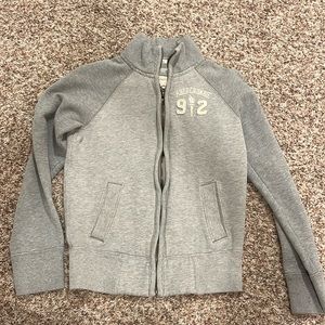 Abercrombie kids zip up sweatshirt